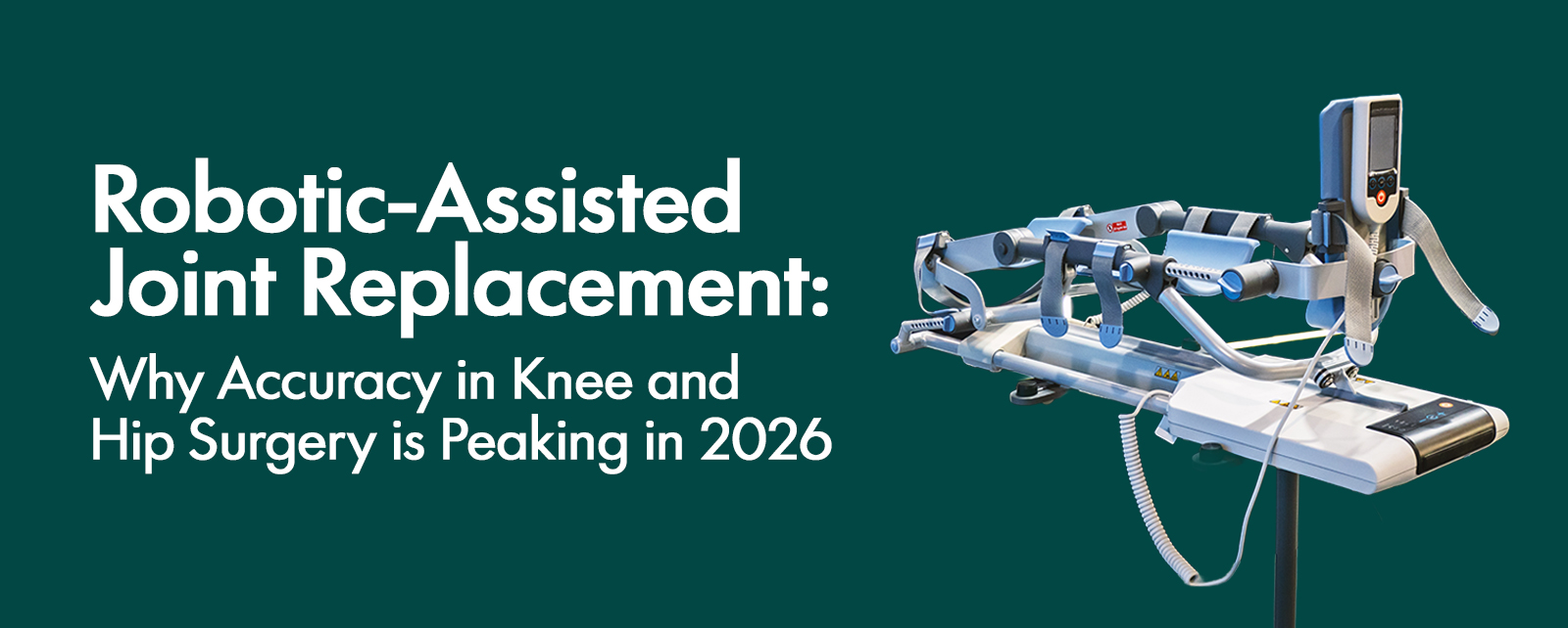 Robotic Joint Replacement: Why 2026 Accuracy Is Peaking